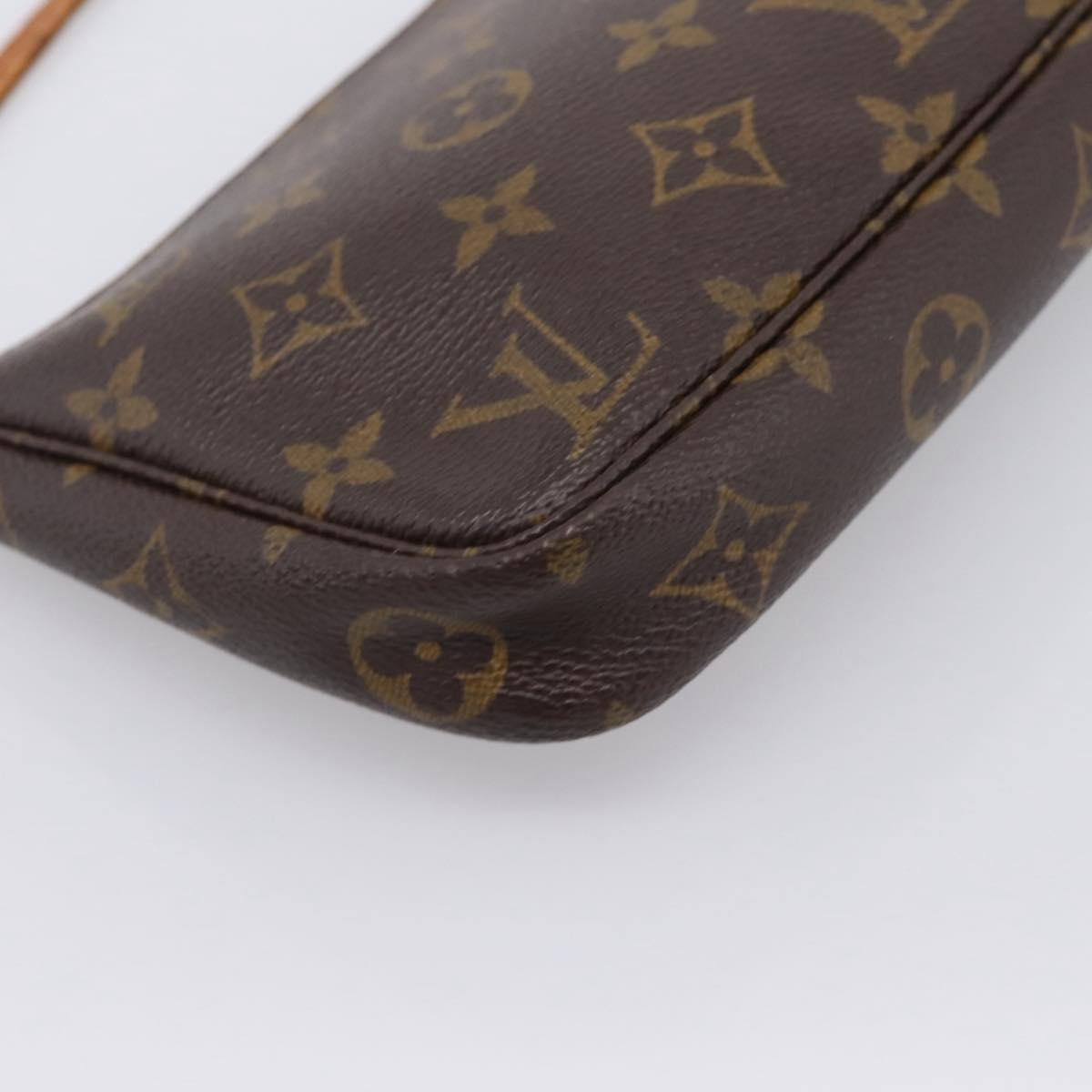 LOUIS VUITTON Monogram Pochette Accessoires Pouch M51980 LV Auth 202709