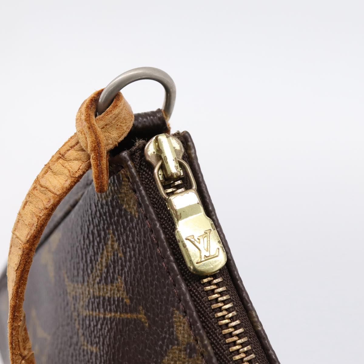 LOUIS VUITTON Monogram Pochette Accessoires Pouch M51980 LV Auth 202709