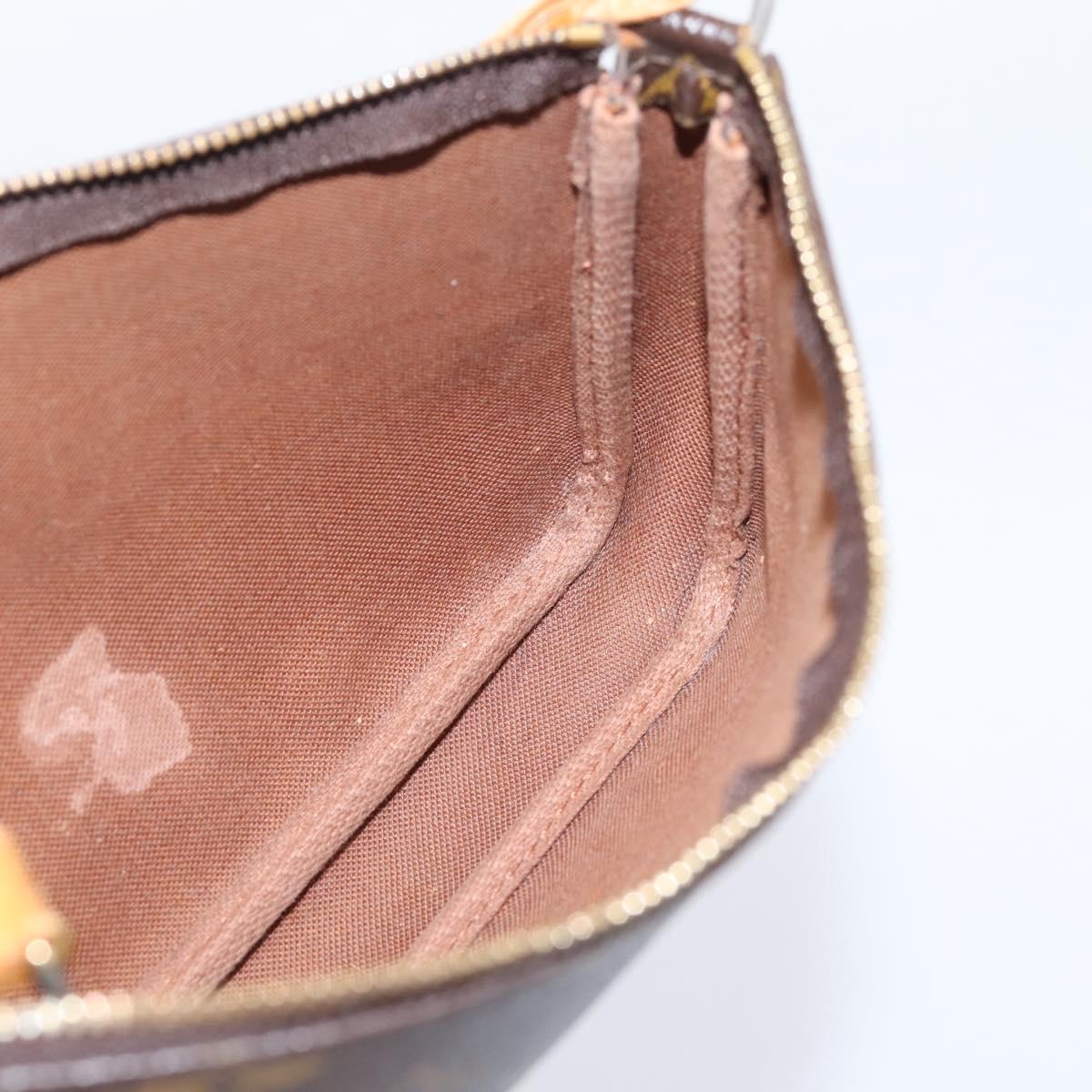LOUIS VUITTON Monogram Pochette Accessoires Pouch M51980 LV Auth 202709