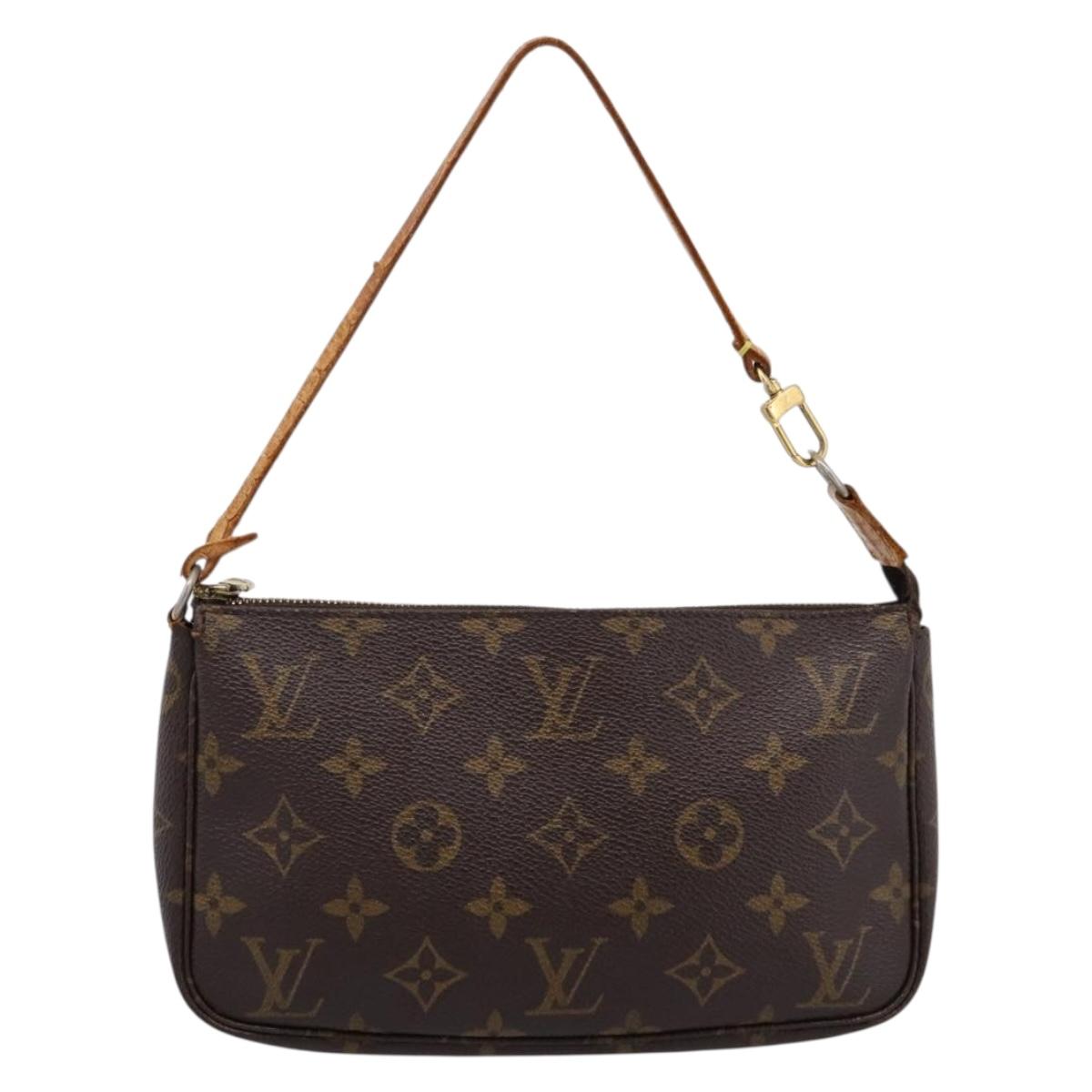 LOUIS VUITTON Monogram Pochette Accessoires Pouch M51980 LV Auth 202709