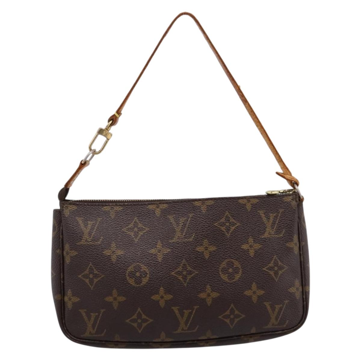 LOUIS VUITTON Monogram Pochette Accessoires Pouch M51980 LV Auth 202709