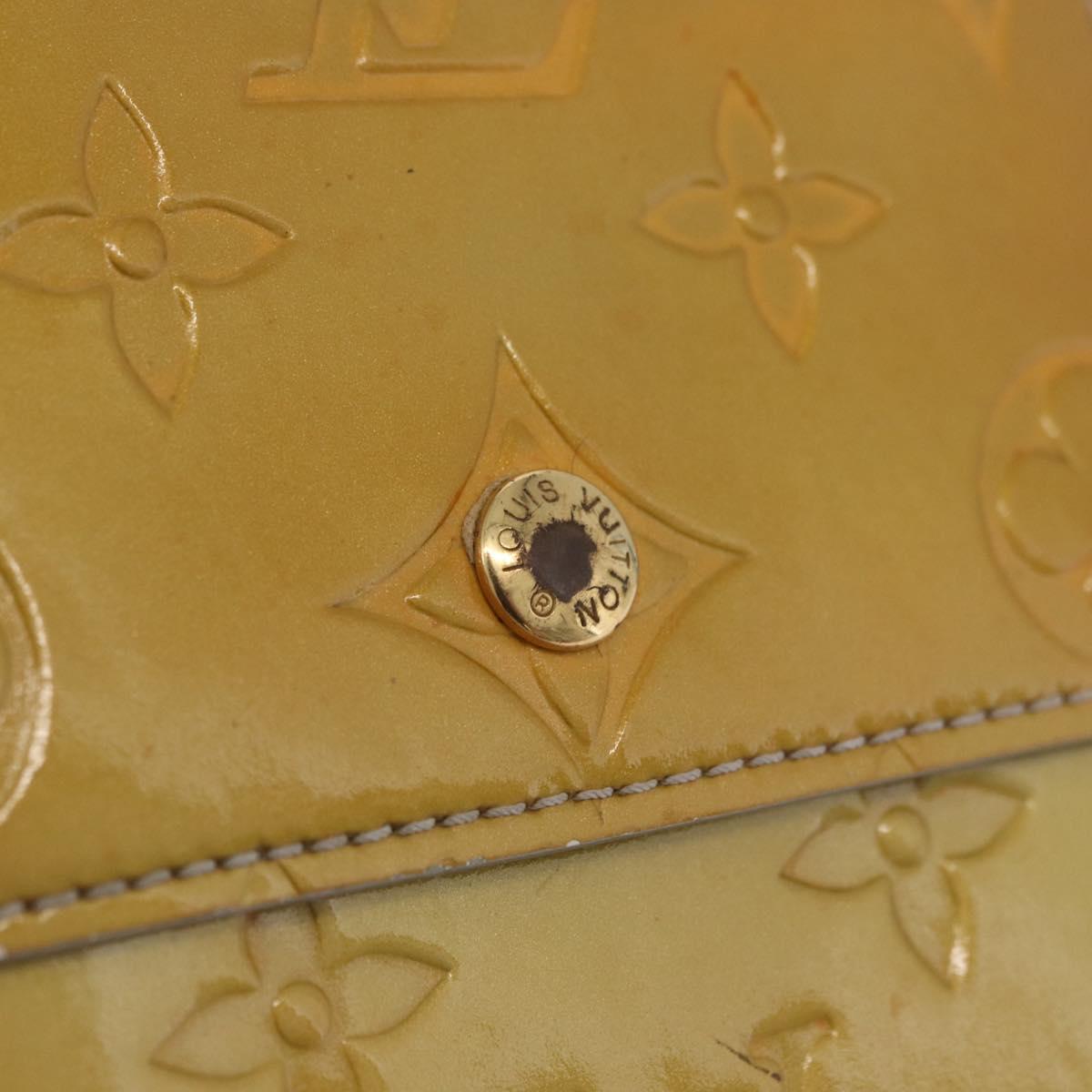 LOUIS VUITTON Monogram Vernis Walker Wallet Gris M91031 LV Auth 202718