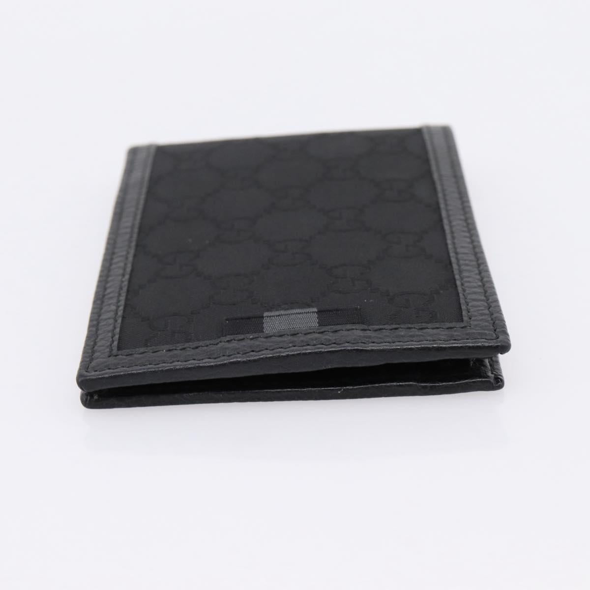 GUCCI GG Canvas Wallet Black 115048 Auth 202719M