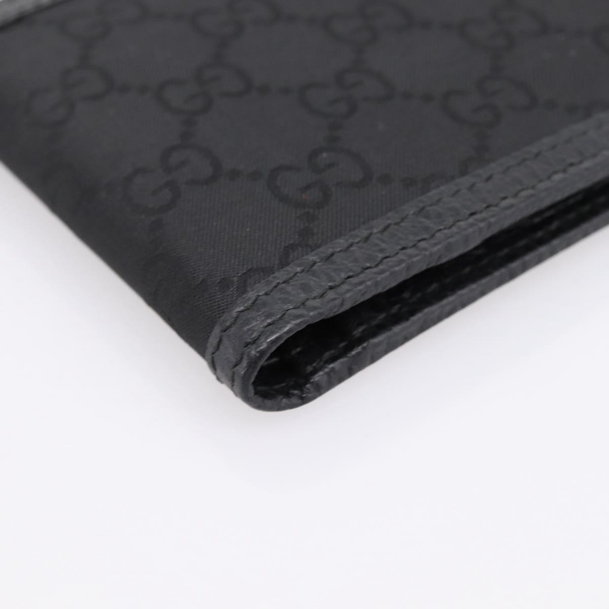 GUCCI GG Canvas Wallet Black 115048 Auth 202719M