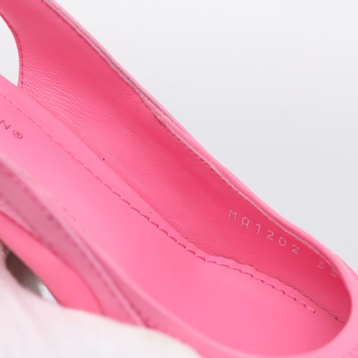 LOUIS VUITTON Arclight Pointed Toe Pumps Leather Pink LV Auth 202728M
