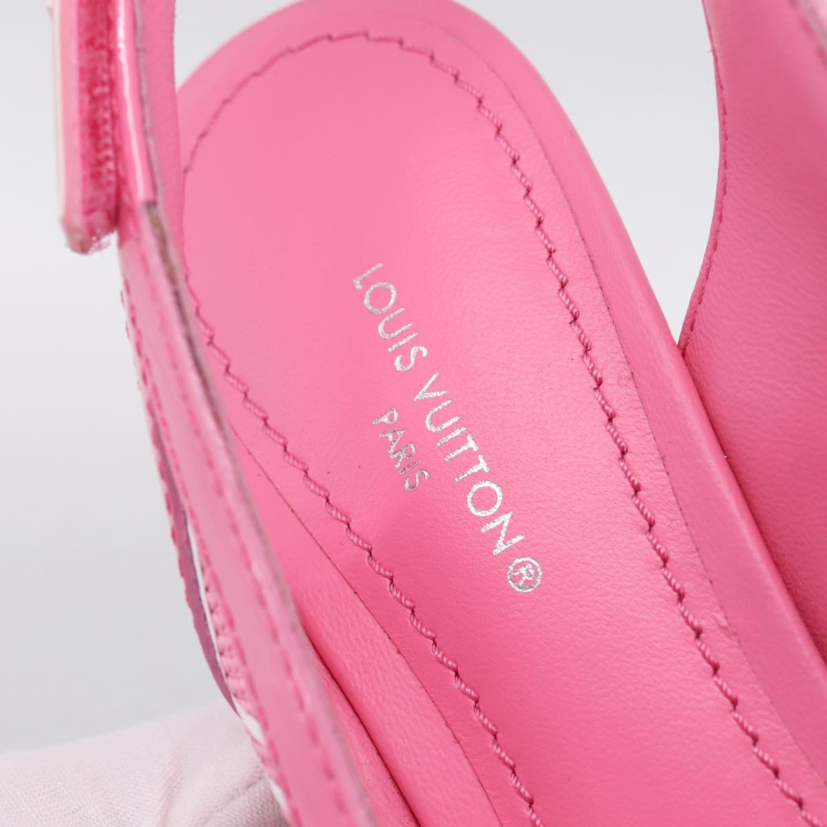 LOUIS VUITTON Arclight Pointed Toe Pumps Leather Pink LV Auth 202728M