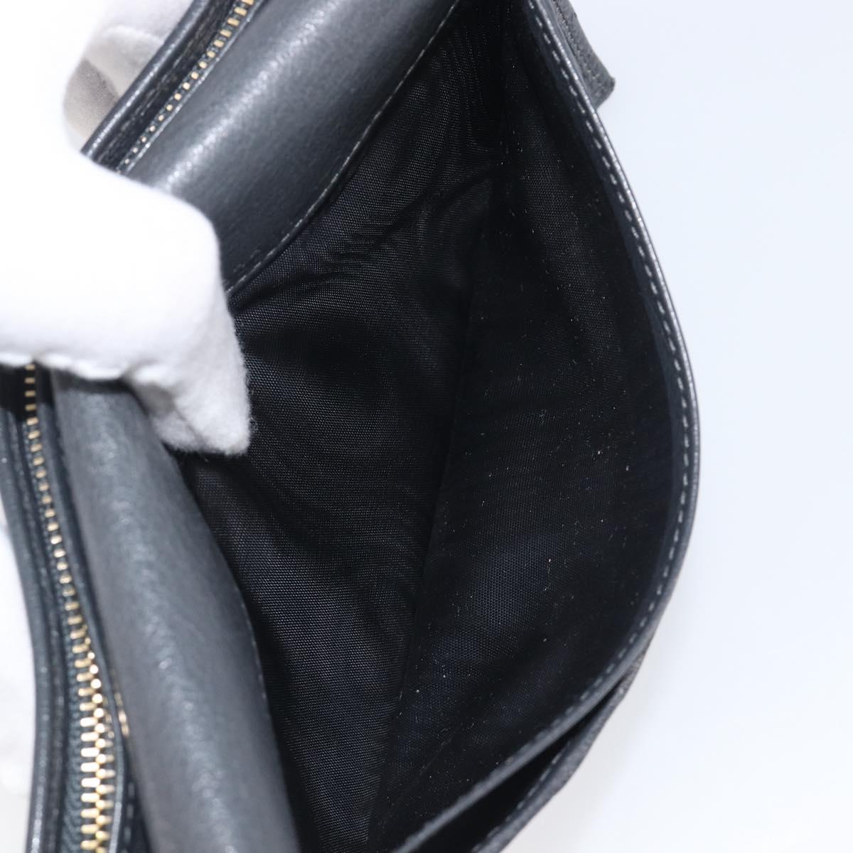 BALENCIAGA Classic Continental Zip Wallet Leather Gray Gold 253054 Auth 202730A