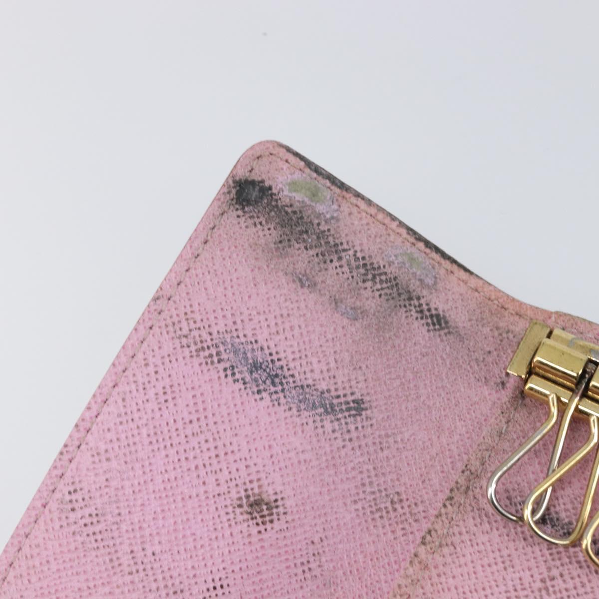 LOUIS VUITTON Monogram Multicolor Multicles 4 Key Case White M93731 Auth 202746