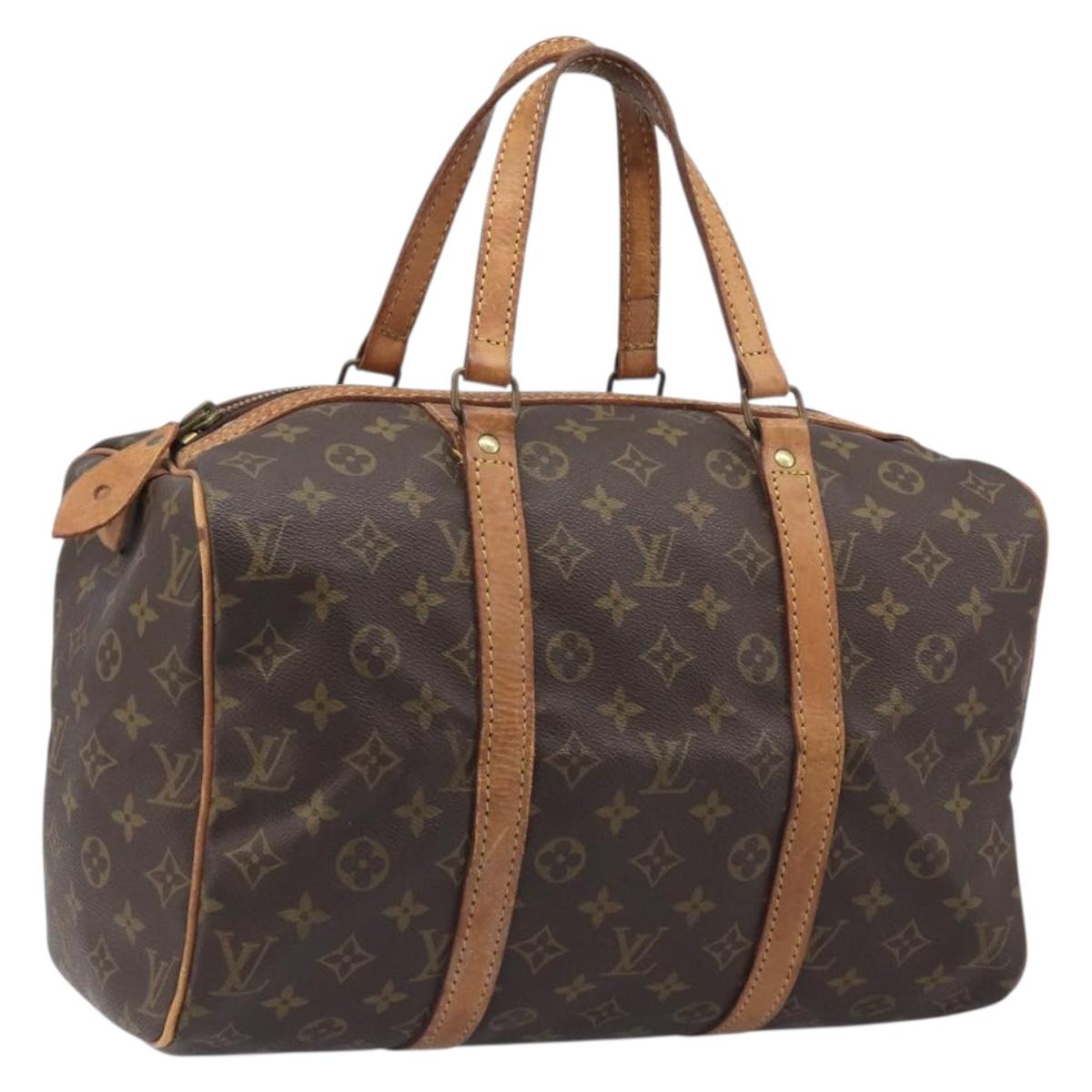 LOUIS VUITTON Monogram Sac Souple 35 Boston Bag M41626 LV Auth 202770