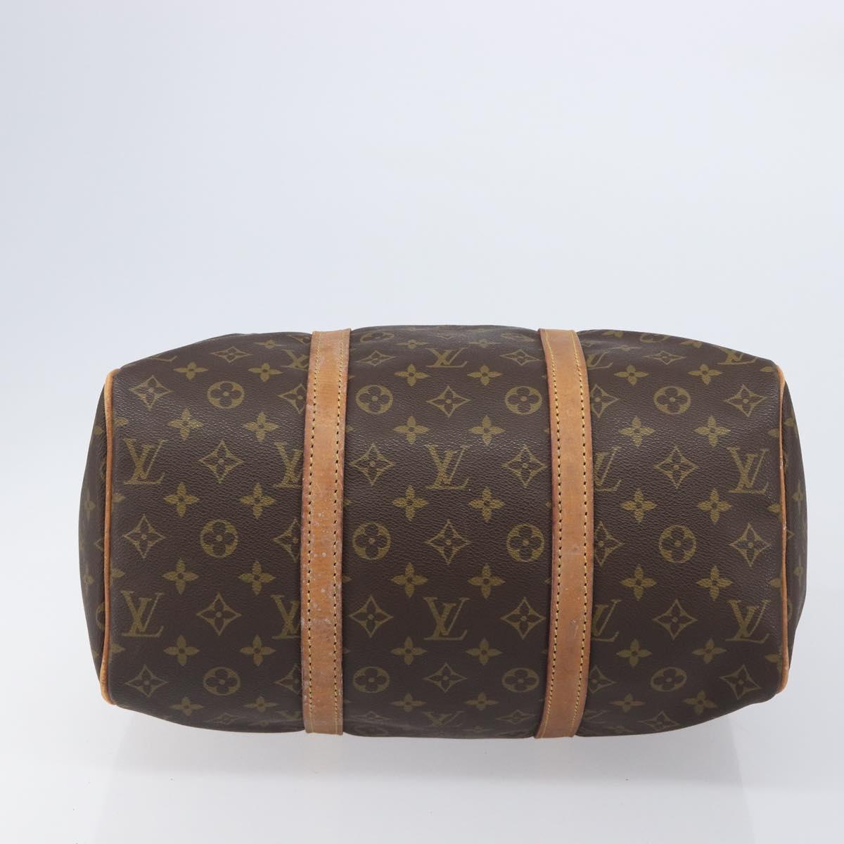 LOUIS VUITTON Monogram Sac Souple 35 Boston Bag M41626 LV Auth 202770