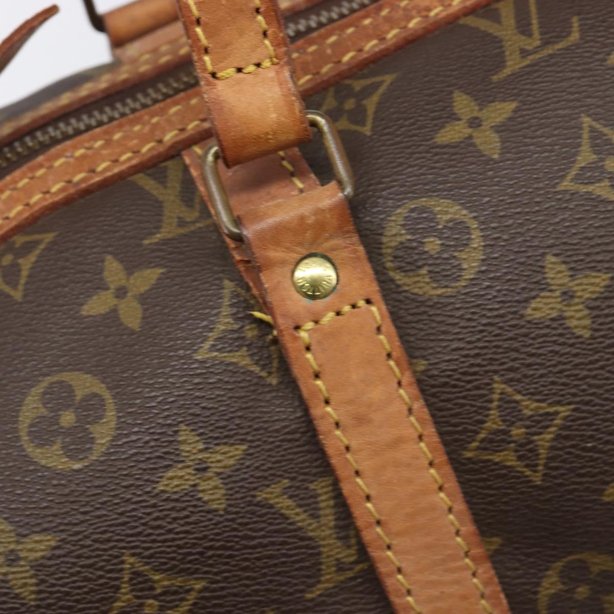 LOUIS VUITTON Monogram Sac Souple 35 Boston Bag M41626 LV Auth 202770