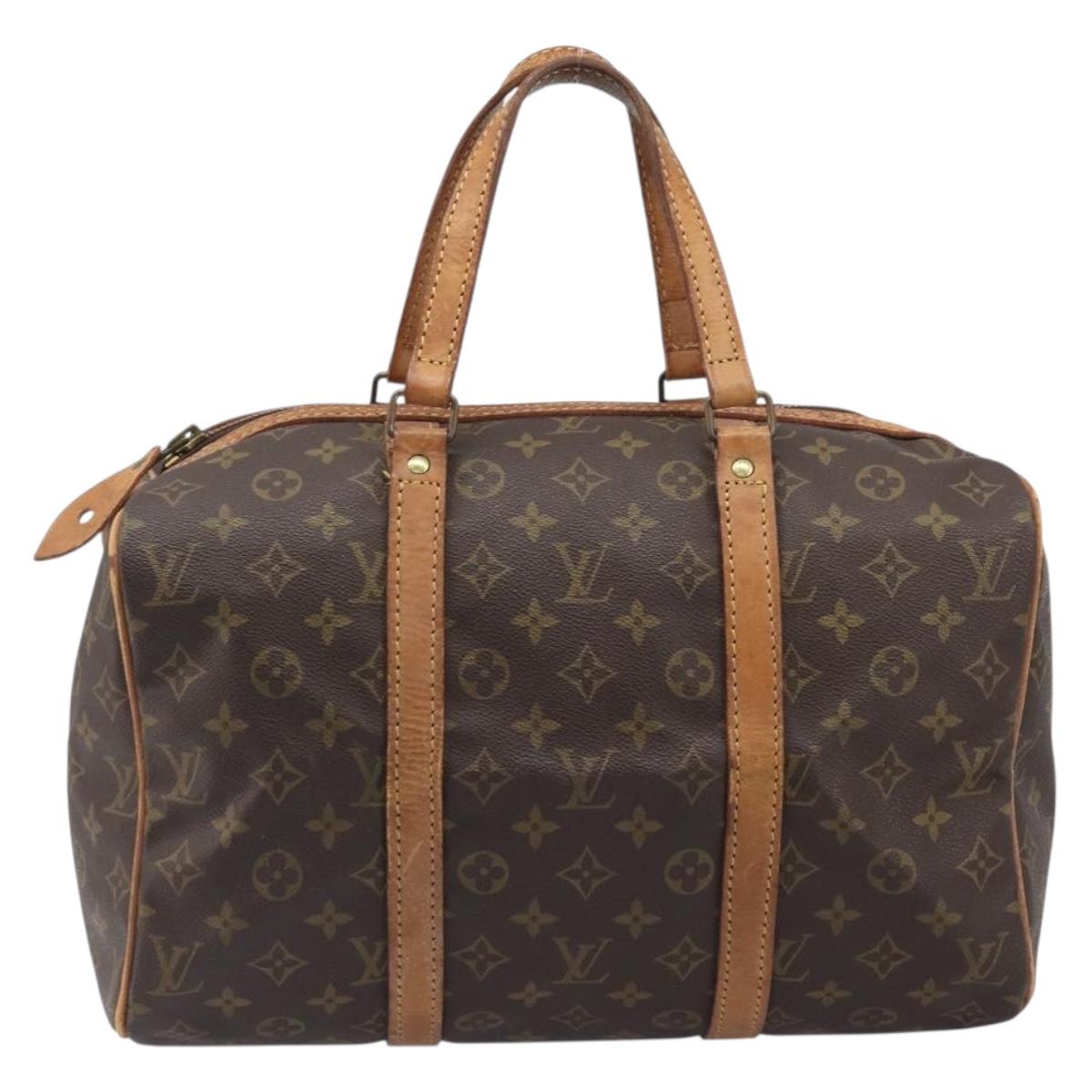 LOUIS VUITTON Monogram Sac Souple 35 Boston Bag M41626 LV Auth 202770