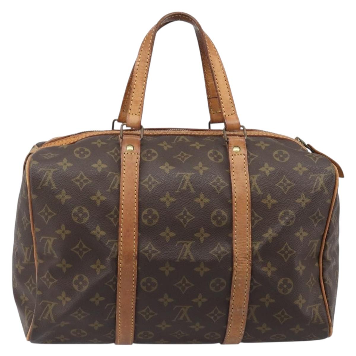 LOUIS VUITTON Monogram Sac Souple 35 Boston Bag M41626 LV Auth 202770