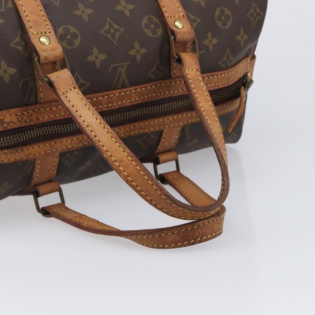 LOUIS VUITTON Monogram Sac Souple 35 Boston Bag M41626 LV Auth 202770