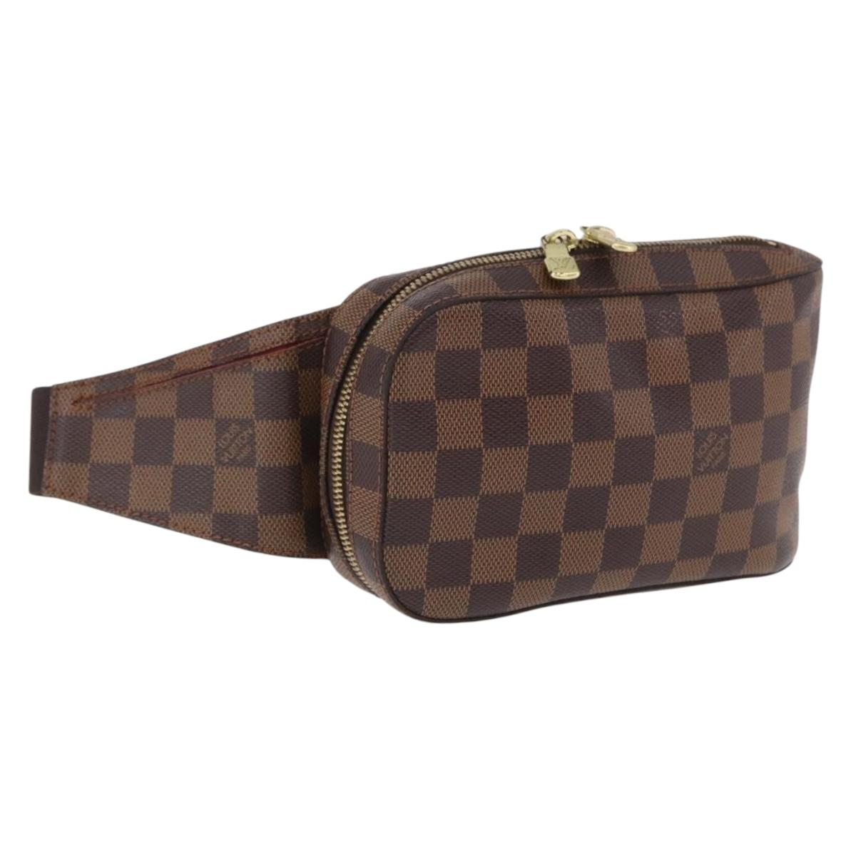 LOUIS VUITTON Damier Ebene Geronimos Shoulder Bag N51994 LV Auth 202802