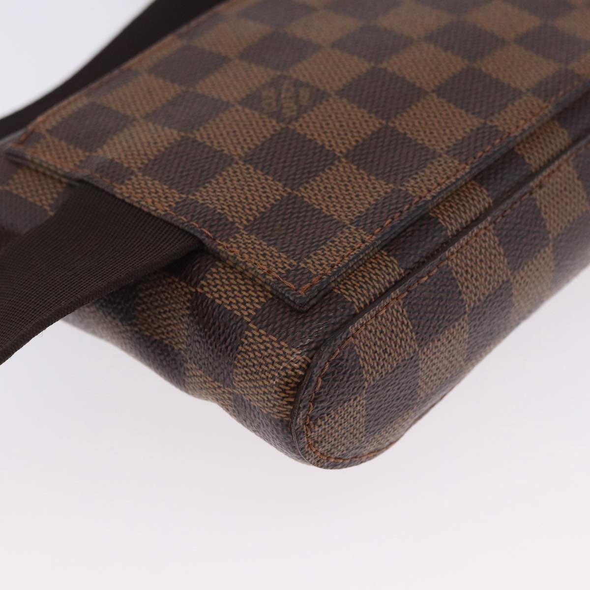 LOUIS VUITTON Damier Ebene Geronimos Shoulder Bag N51994 LV Auth 202802