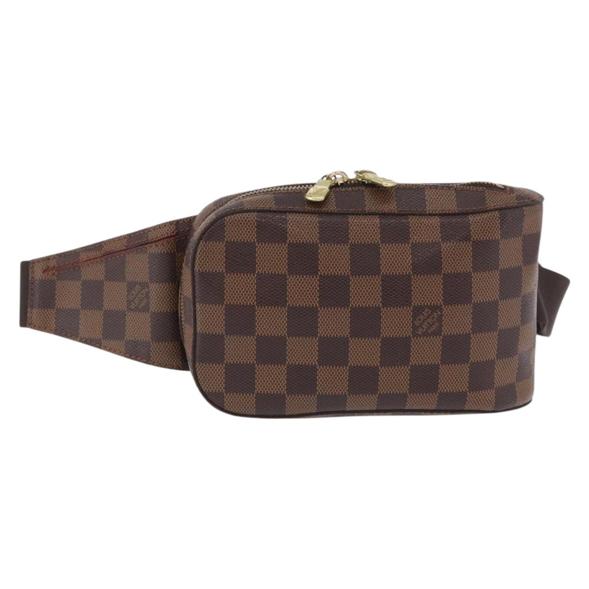 LOUIS VUITTON Damier Ebene Geronimos Shoulder Bag N51994 LV Auth 202802