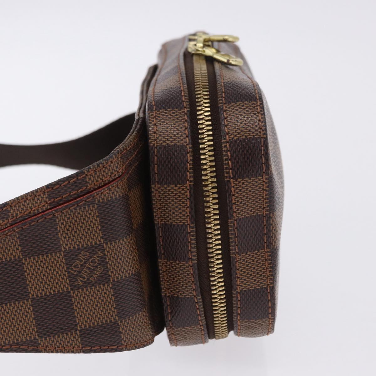 LOUIS VUITTON Damier Ebene Geronimos Shoulder Bag N51994 LV Auth 202802