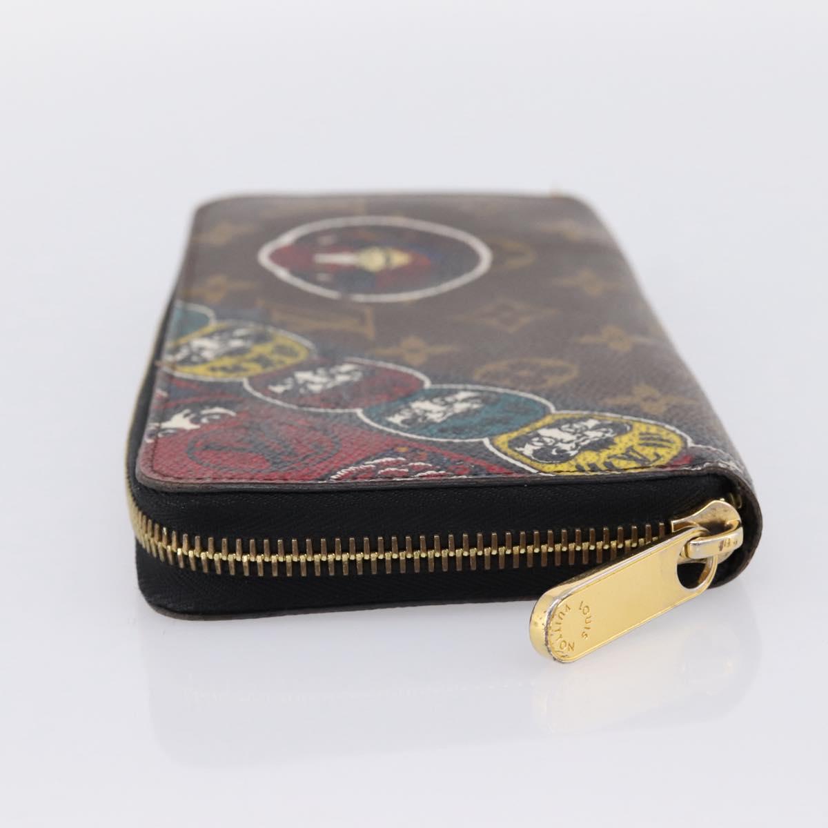 LOUIS VUITTON Monogram Yamamoto Kansai Zippy Wallet M67249 LV Auth 202803