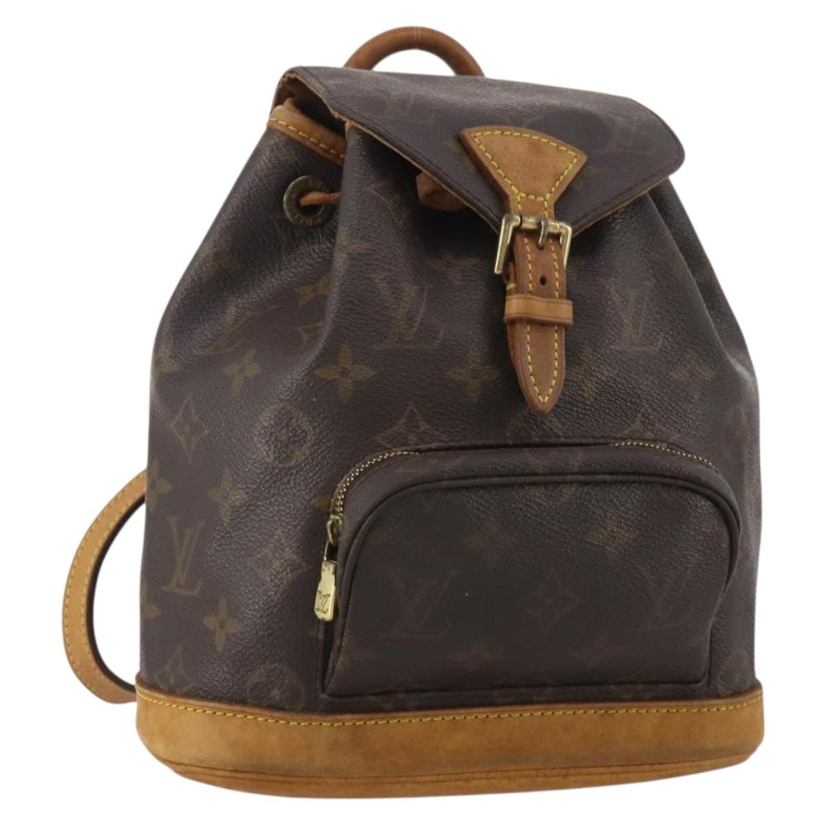 LOUIS VUITTON Monogram Montsouris PM Backpack M51137 LV Auth 202806