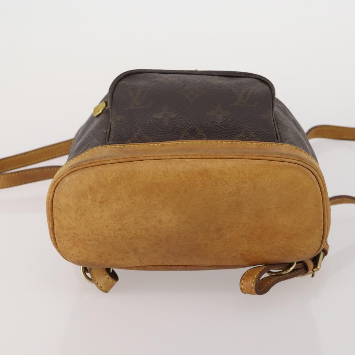 LOUIS VUITTON Monogram Montsouris PM Backpack M51137 LV Auth 202806