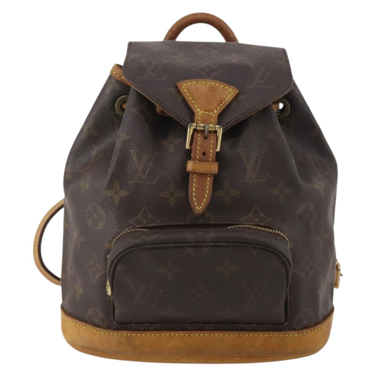 LOUIS VUITTON Monogram Montsouris PM Backpack M51137 LV Auth 202806