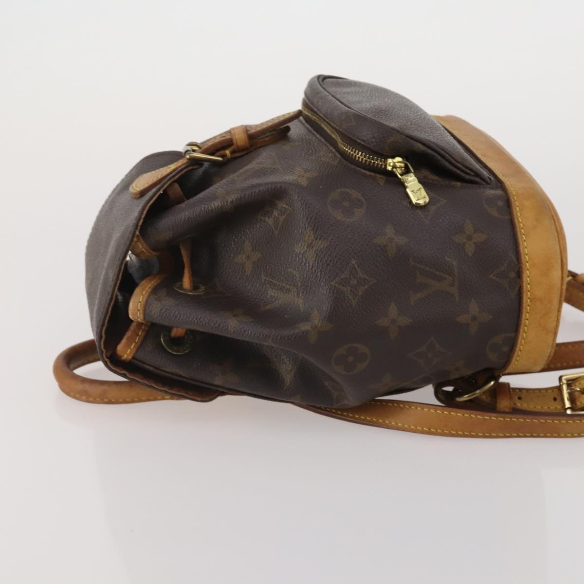 LOUIS VUITTON Monogram Montsouris PM Backpack M51137 LV Auth 202806
