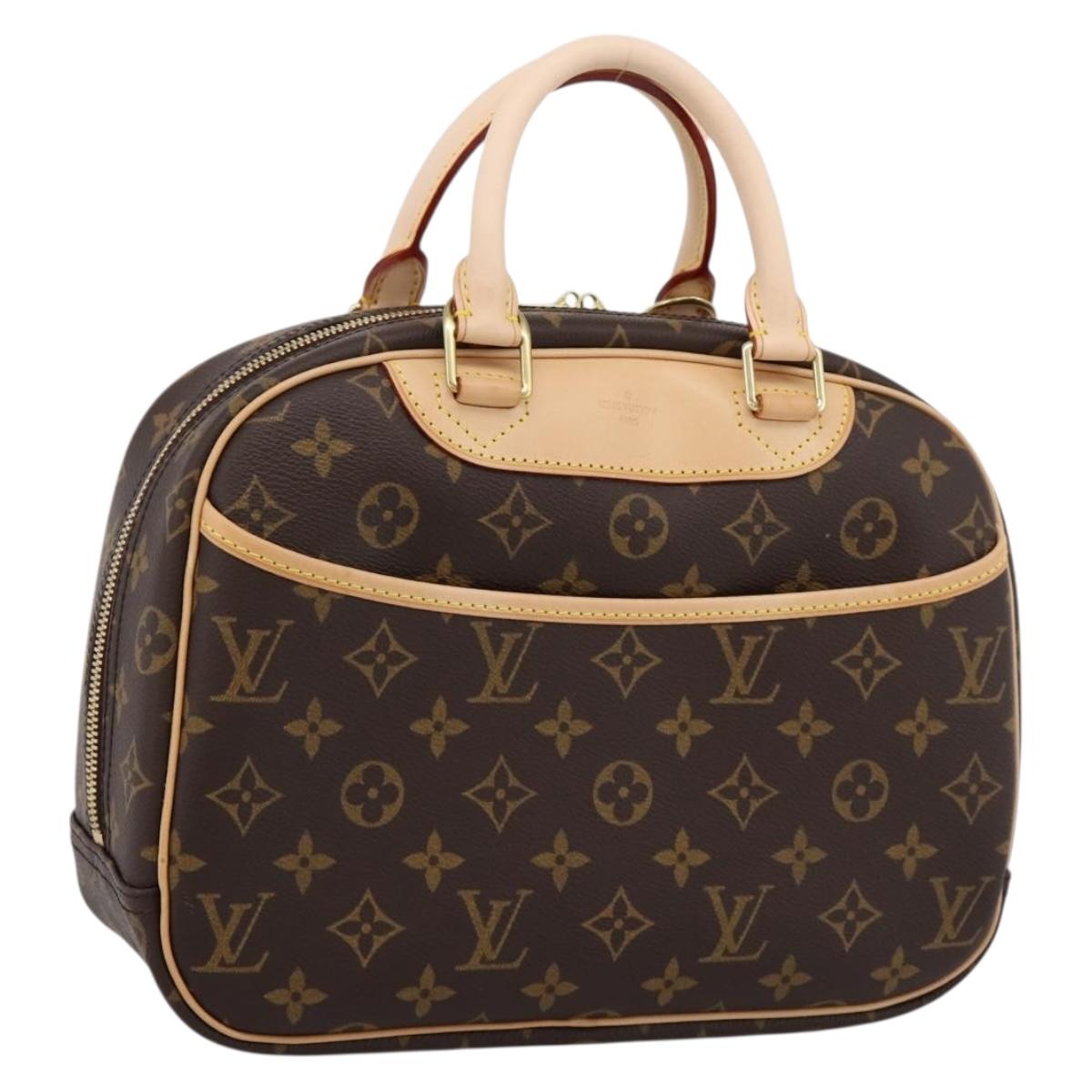LOUIS VUITTON Monogram Trouville Hand Bag M42228 LV Auth 202808SAM