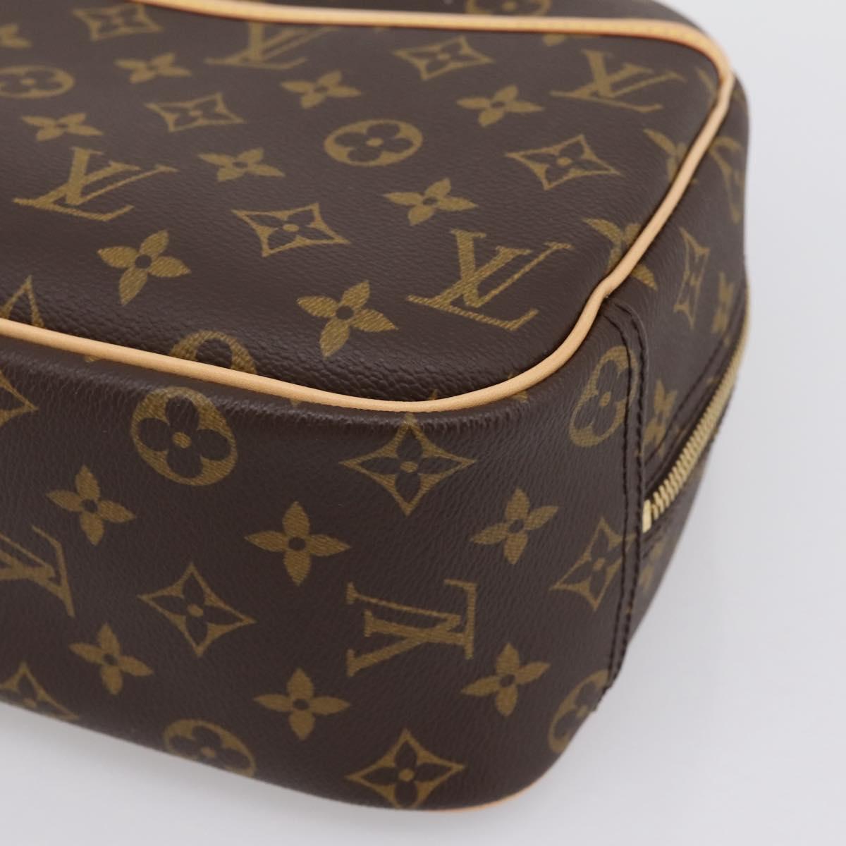 LOUIS VUITTON Monogram Trouville Hand Bag M42228 LV Auth 202808SAM