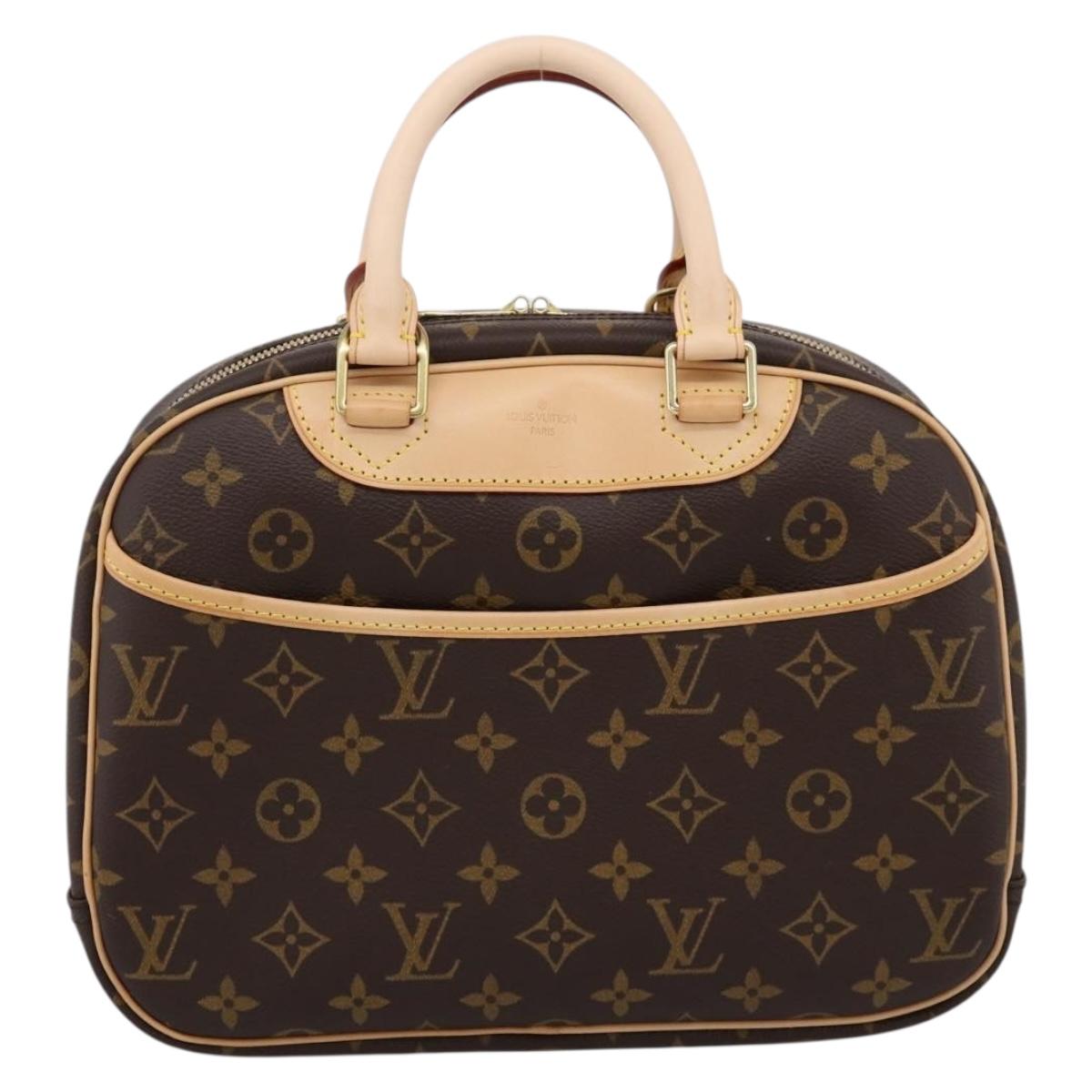 LOUIS VUITTON Monogram Trouville Hand Bag M42228 LV Auth 202808SAM