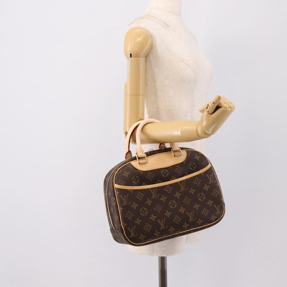 LOUIS VUITTON Monogram Trouville Hand Bag M42228 LV Auth 202808SAM