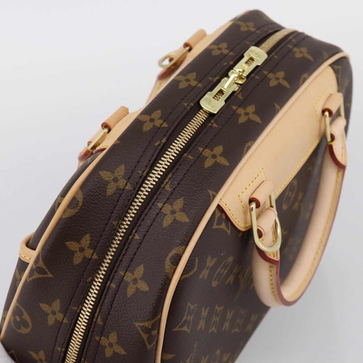 LOUIS VUITTON Monogram Trouville Hand Bag M42228 LV Auth 202808SAM