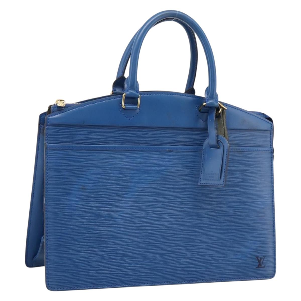 LOUIS VUITTON Epi Riviera Hand Bag Blue M48185 LV Auth 202810