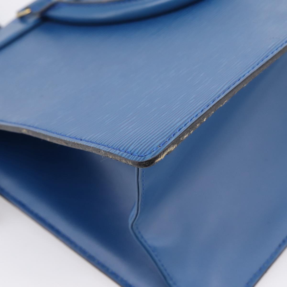 LOUIS VUITTON Epi Riviera Hand Bag Blue M48185 LV Auth 202810