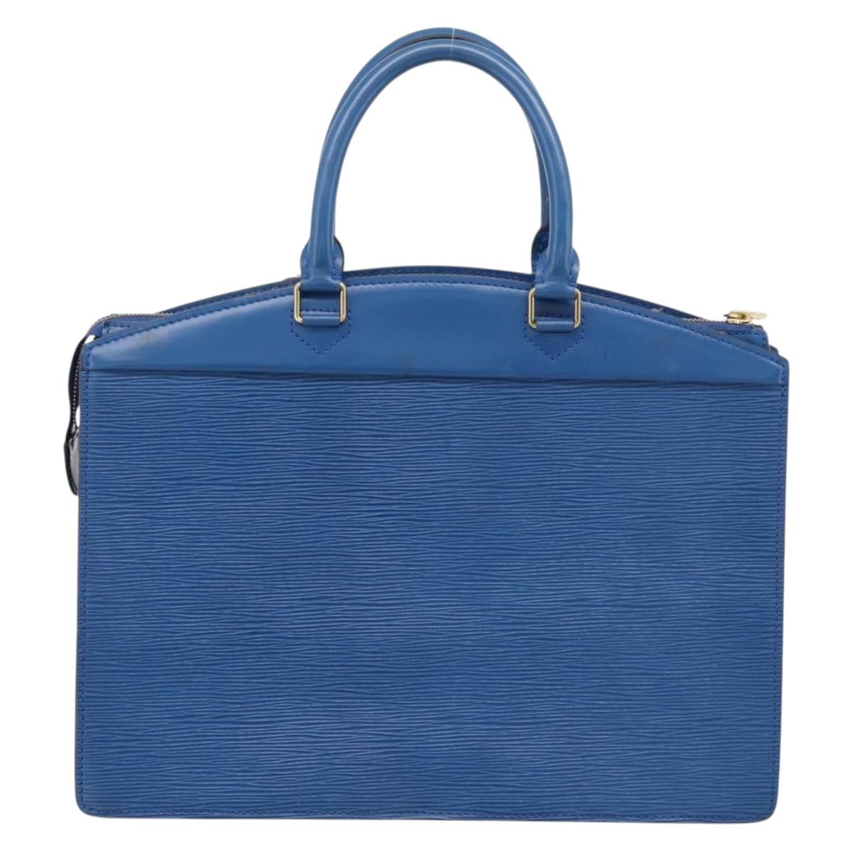 LOUIS VUITTON Epi Riviera Hand Bag Blue M48185 LV Auth 202810