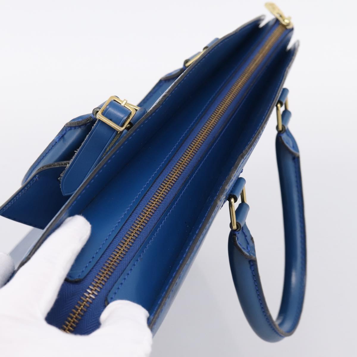 LOUIS VUITTON Epi Riviera Hand Bag Blue M48185 LV Auth 202810