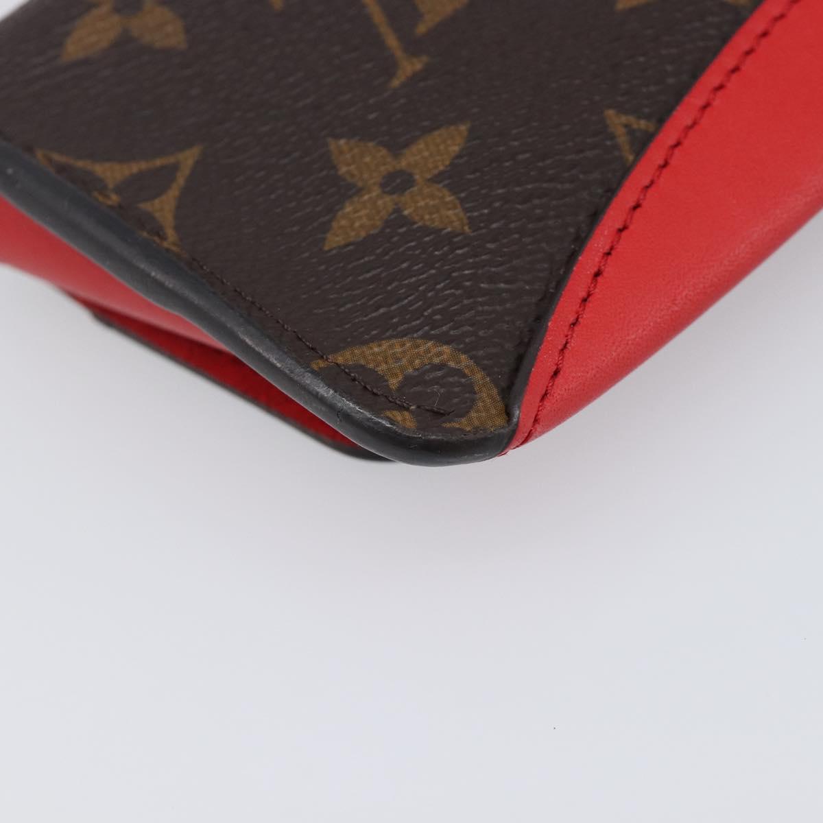 LOUIS VUITTON Monogram Etui Lunette Woody Glasses Case GI0372 LV Auth 202811