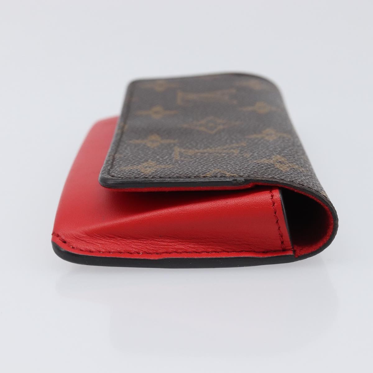 LOUIS VUITTON Monogram Etui Lunette Woody Glasses Case GI0372 LV Auth 202811