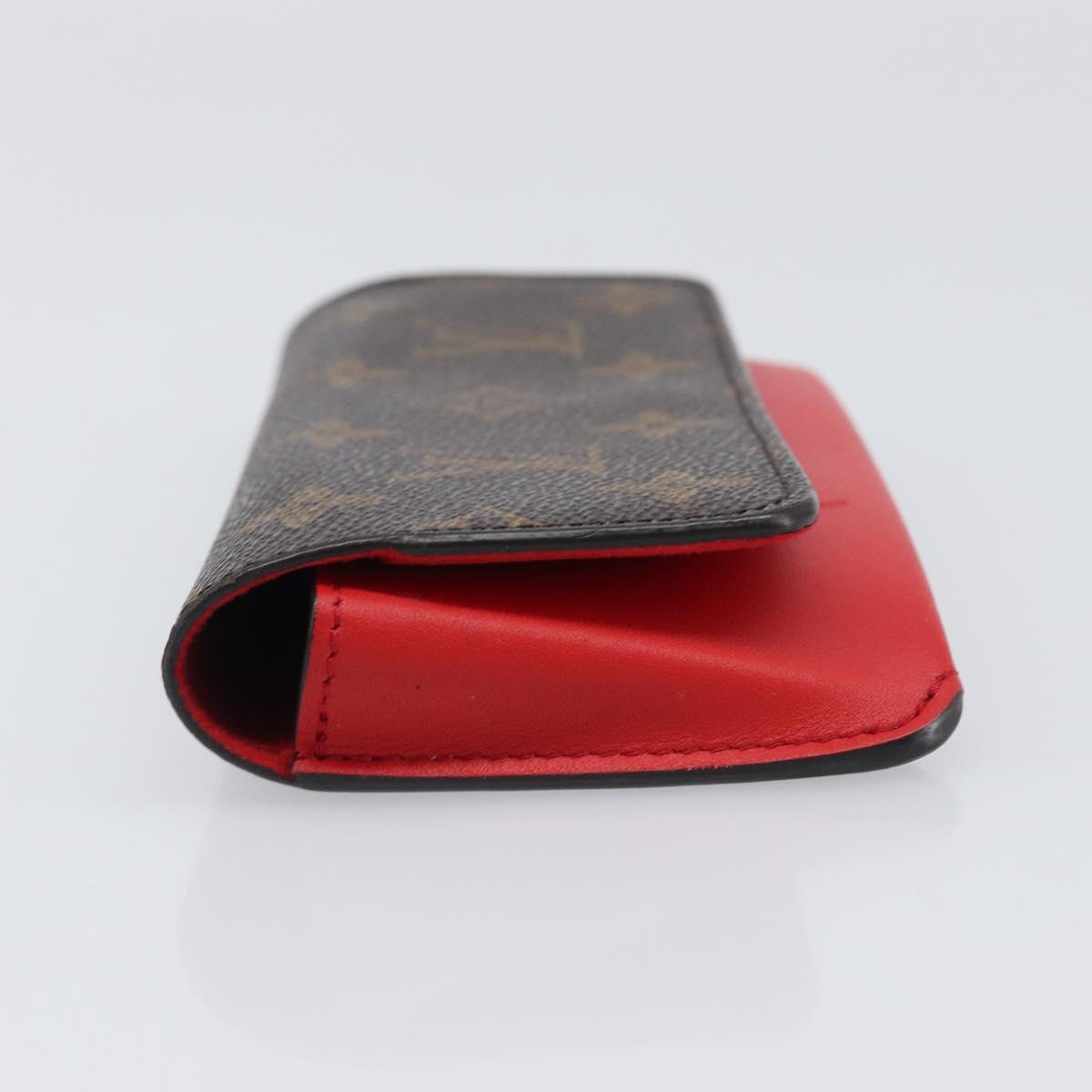 LOUIS VUITTON Monogram Etui Lunette Woody Glasses Case GI0372 LV Auth 202811