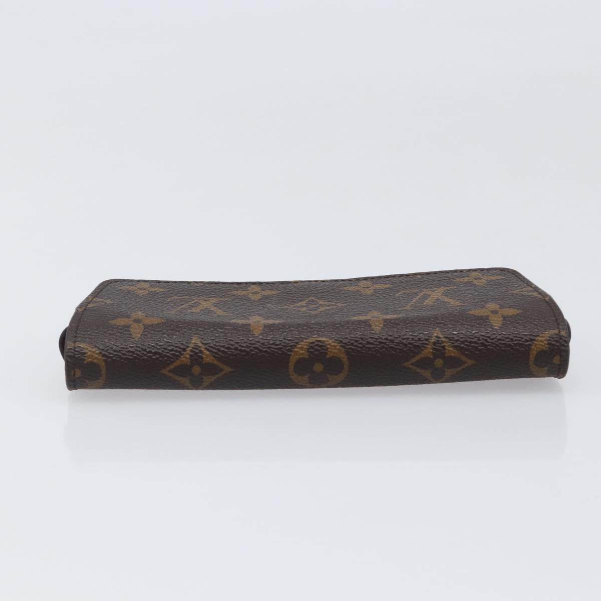LOUIS VUITTON Monogram Etui Lunette Woody Glasses Case GI0372 LV Auth 202811