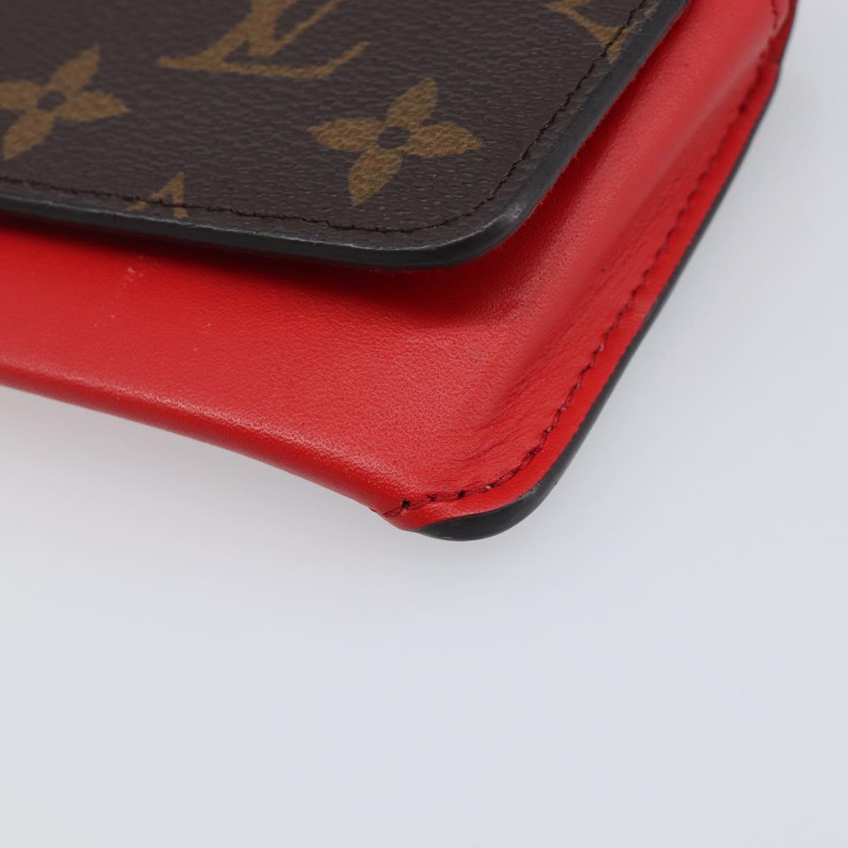 LOUIS VUITTON Monogram Etui Lunette Woody Glasses Case GI0372 LV Auth 202811