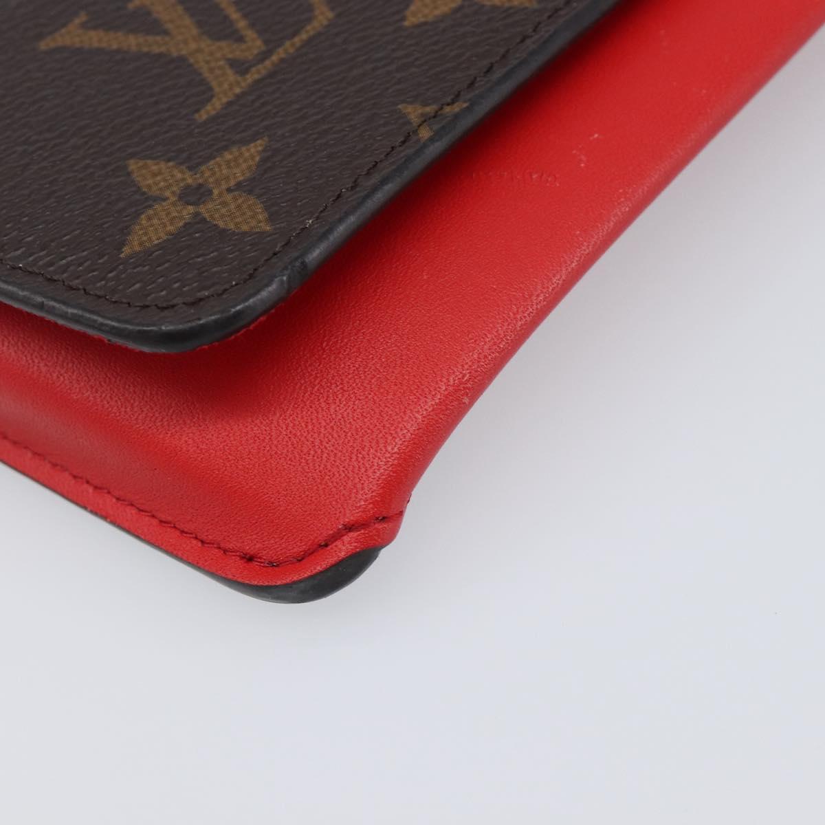 LOUIS VUITTON Monogram Etui Lunette Woody Glasses Case GI0372 LV Auth 202811