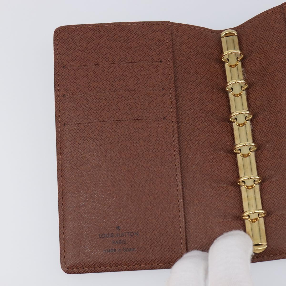 LOUIS VUITTON Monogram Panda Agenda PM Day Planner Cover R20011 LV Auth 202812V