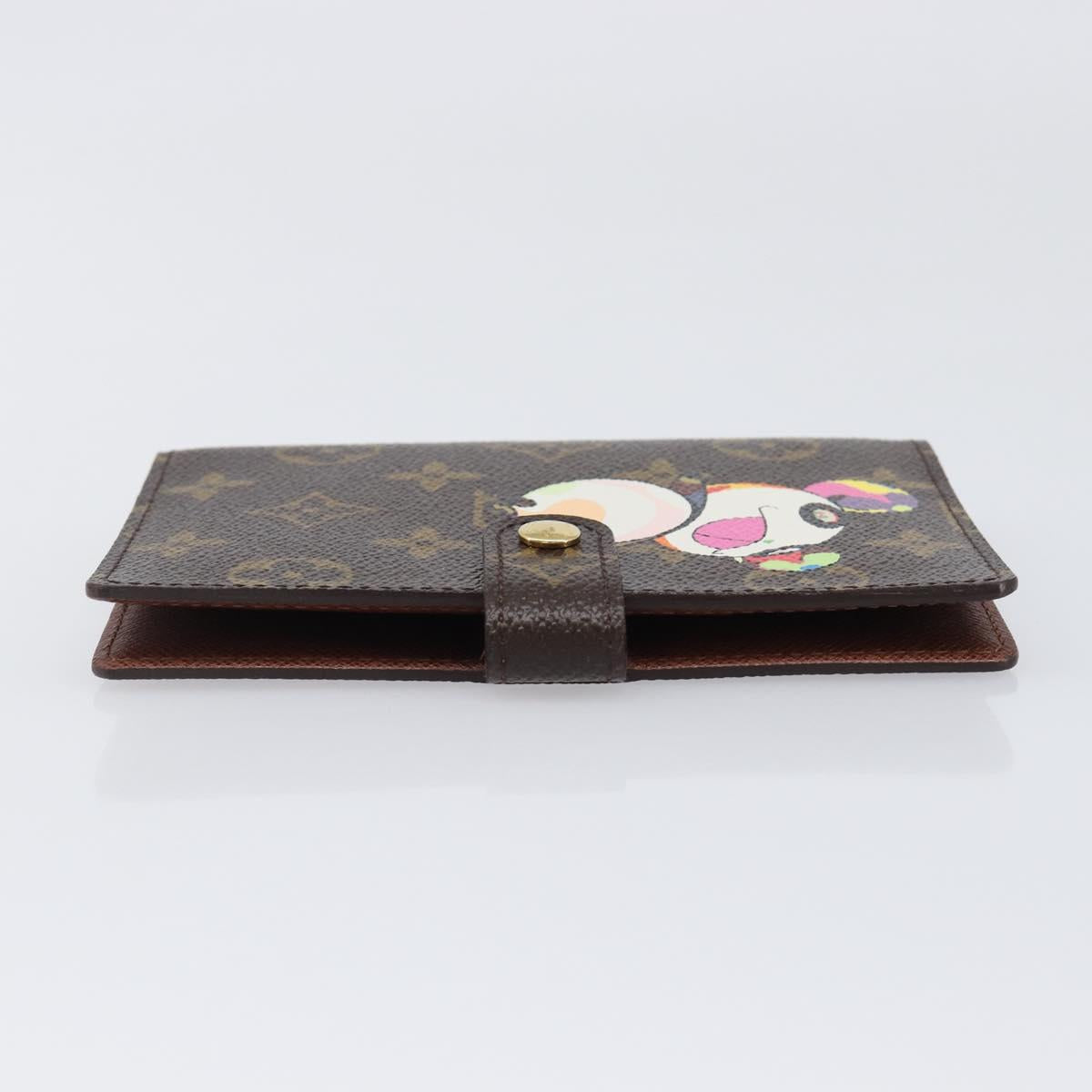 LOUIS VUITTON Monogram Panda Agenda PM Day Planner Cover R20011 LV Auth 202812V