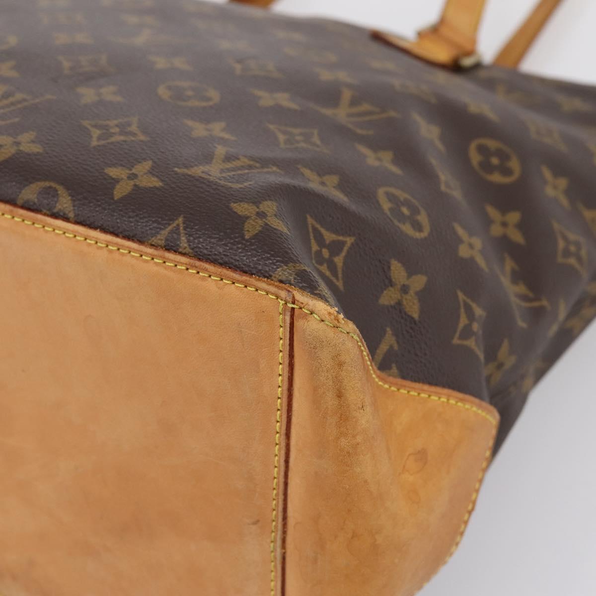 LOUIS VUITTON Monogram Cabas Mezzo Tote Bag M51151 LV Auth 202813