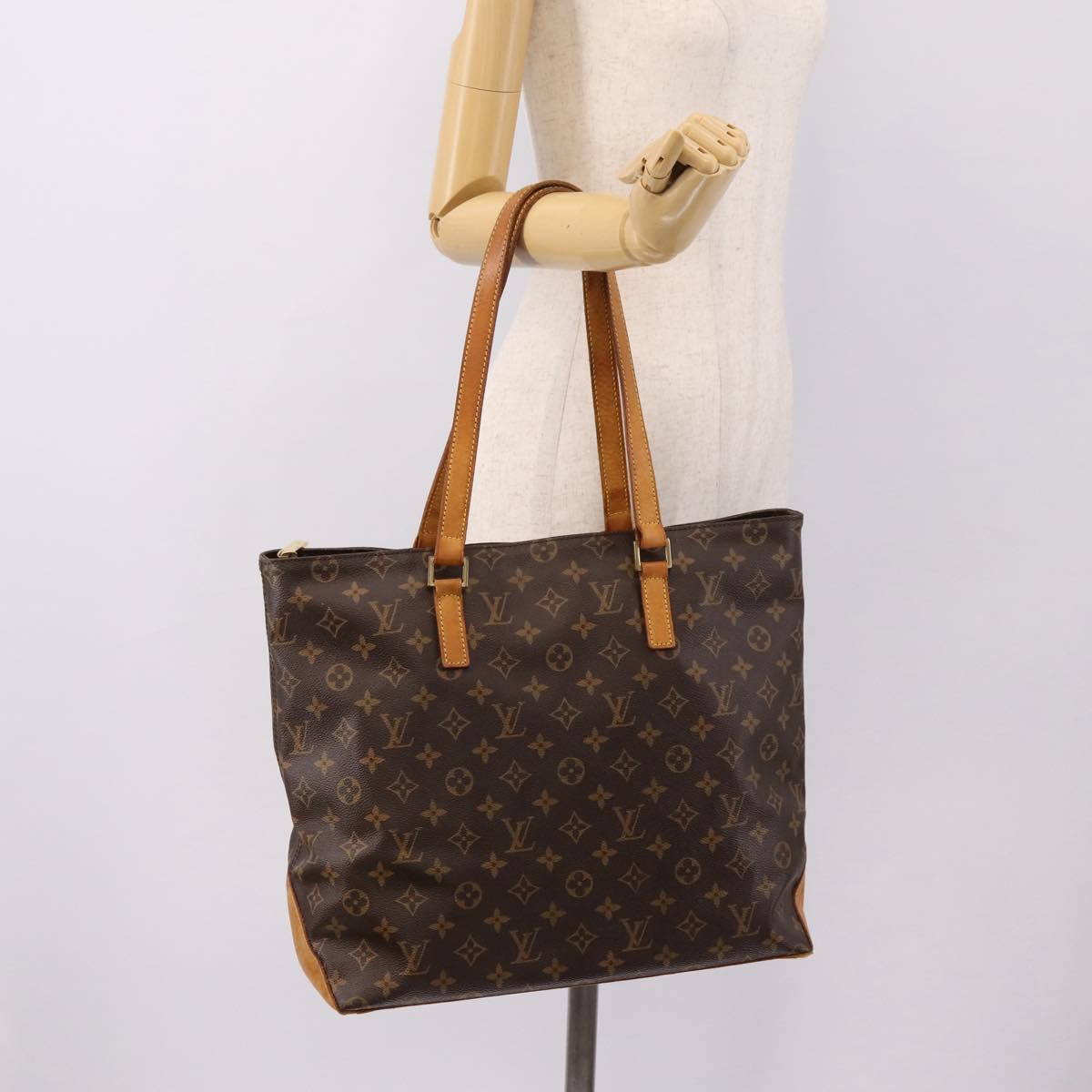 LOUIS VUITTON Monogram Cabas Mezzo Tote Bag M51151 LV Auth 202813