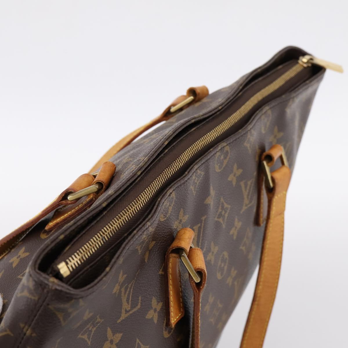 LOUIS VUITTON Monogram Cabas Mezzo Tote Bag M51151 LV Auth 202813