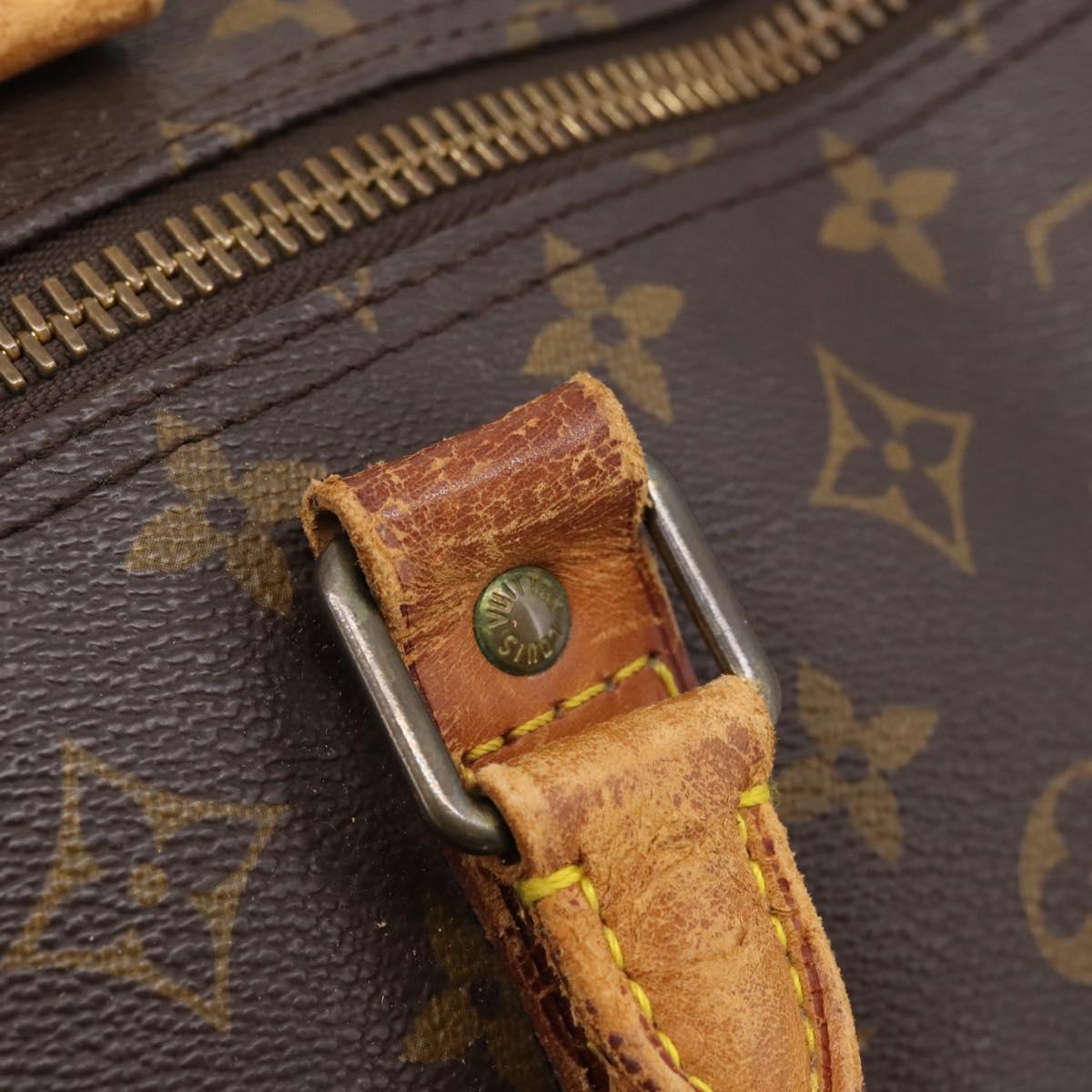 LOUIS VUITTON Monogram Keepall Bandouliere 60 Boston Bag M41412 LV Auth 202814