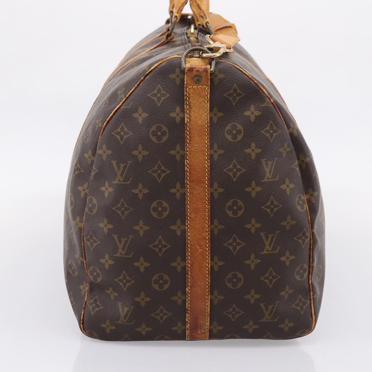 LOUIS VUITTON Monogram Keepall Bandouliere 60 Boston Bag M41412 LV Auth 202814