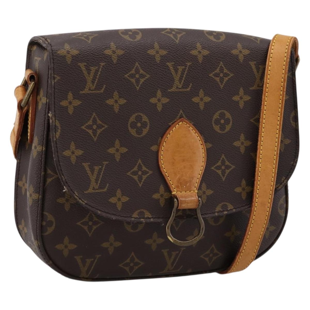 LOUIS VUITTON Monogram Saint Cloud GM Shoulder Bag M51242 LV Auth 202816